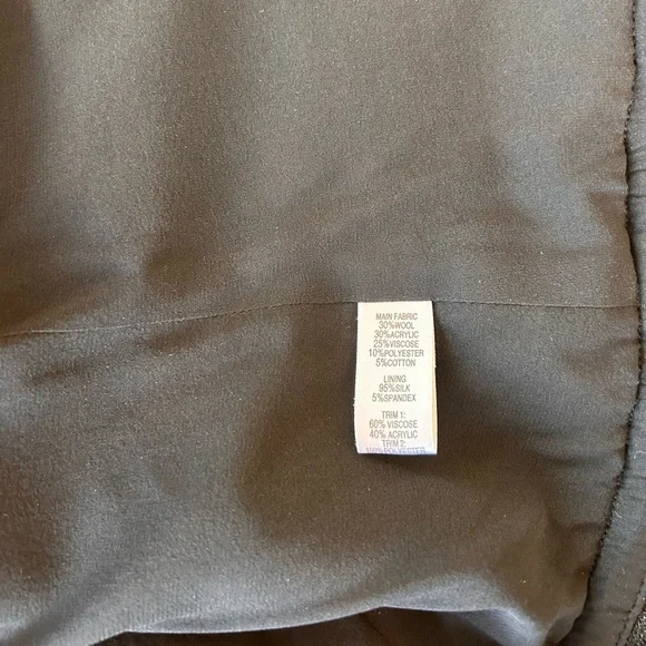 ST. JOHN Couture Black Sequin Tweed Ruffle Jacket Blazer Size 8 | Wool Silk - Picture 4 of 8